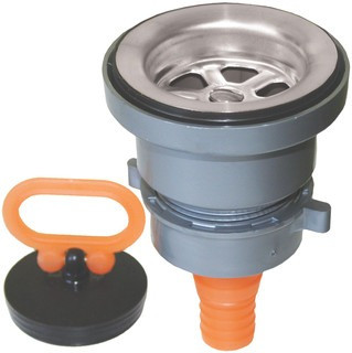 Sink Waste & Plug Straight 20/25mm