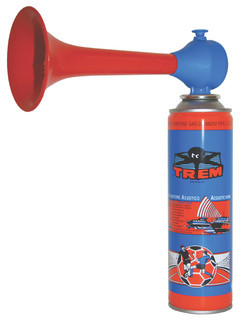Super Sonar Gas Air Horn - Complete Horn - Blister Packed For Open Display