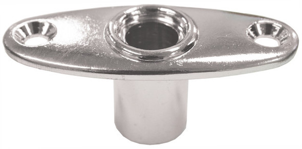 Chrome Rowlock Plates - Thru - Mount Plates