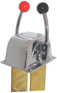 Single Action Chrome Engine Controls - Top Mount