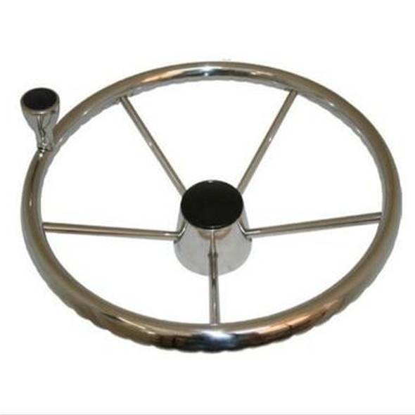 Stainless Wheels - With Control Knob