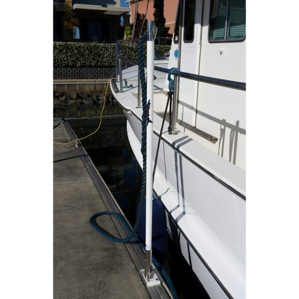 Reelax Mooring Line Holder Includes Base, Hook & Pole (Single)- 4.4