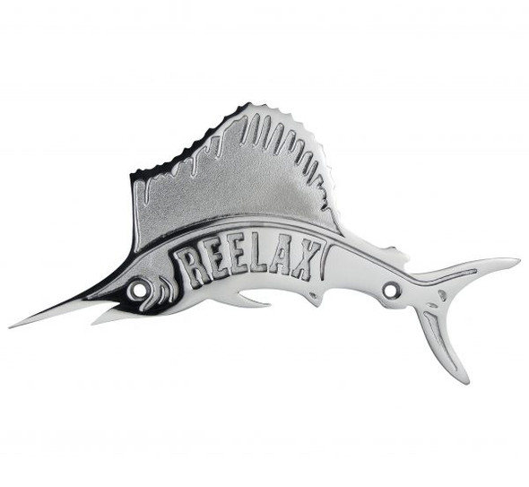 Reelax Stainless Steel Polished Casting / Emblem (each)