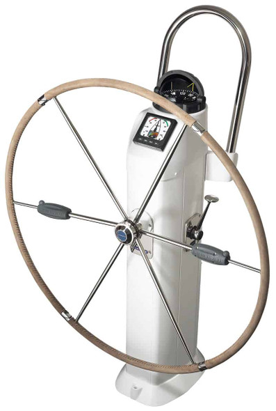 Lewmar Folding Steering Wheel - 6 Spoke Dual Hub
