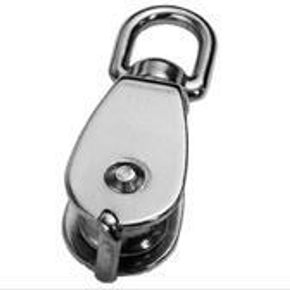 Viper Pro Series Stainless Steel Swivel Pulley - Up to 8mm Rope