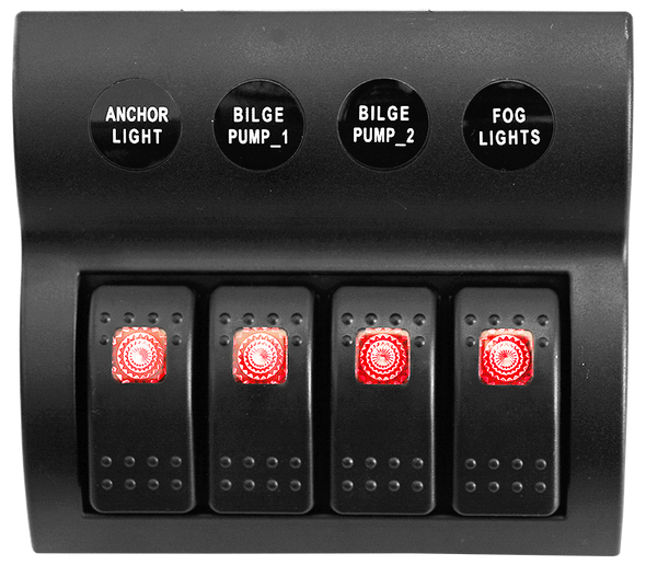 Viper Pro Series Gang Switch Panel - On/Off