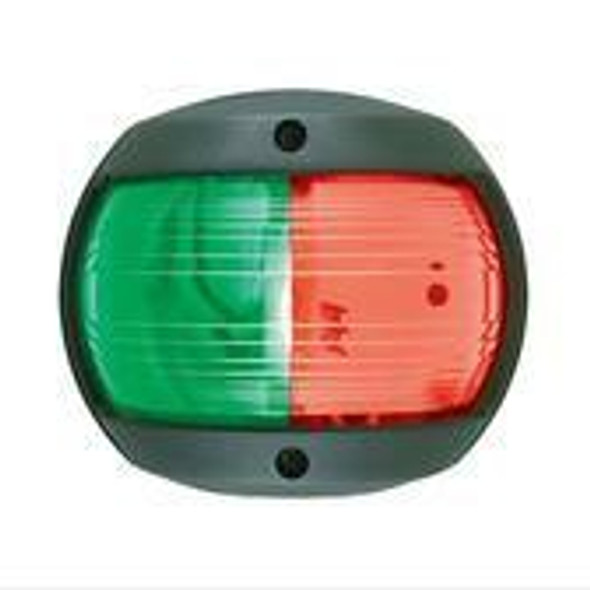 Perko Navigation Light - Side Mount, Black, Bi-Colour