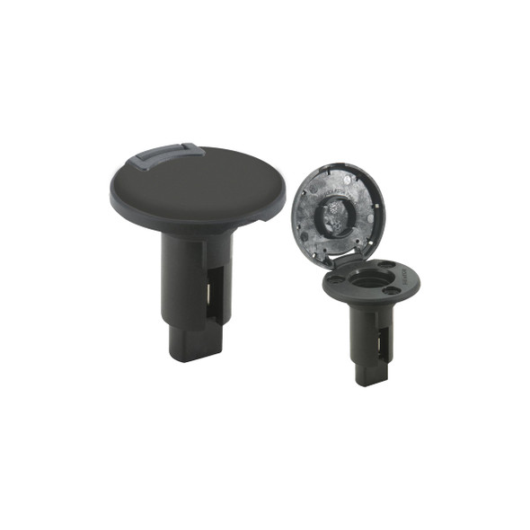 Attwood Light Armor Plug-In Bases - Round Black