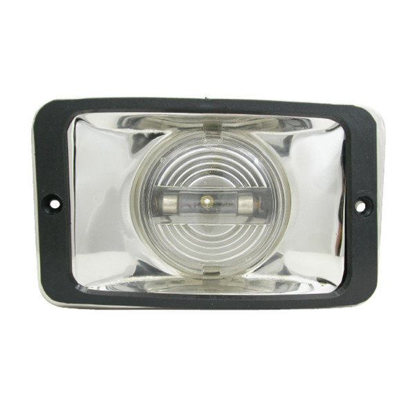 Marine Town Cockpit Light Rectangular Stainless Steel 130x78mm