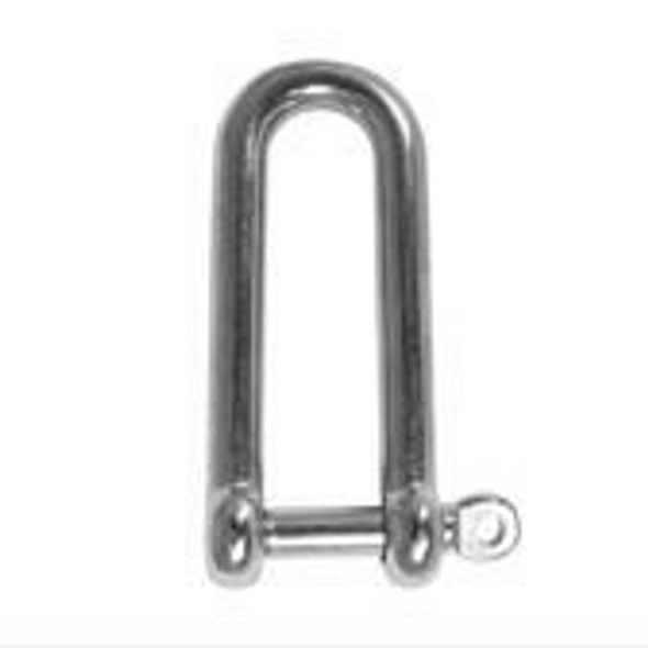 BLA Long 'D' Shackles - Stainless Steel Captive Pin