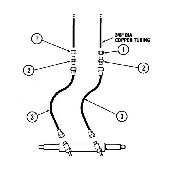 SeaStar Solutions Hose Kit For SeaStar Cylinders - 3/8"