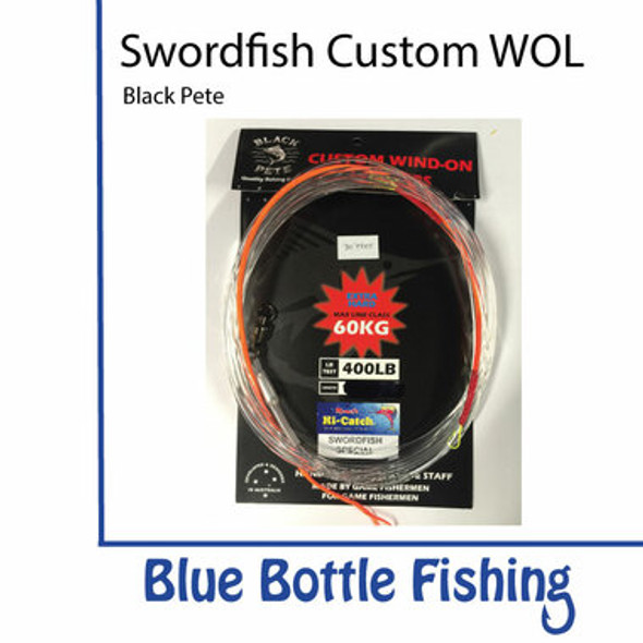 Black Pete Swordfish Custom Wind-On Leader 400lb