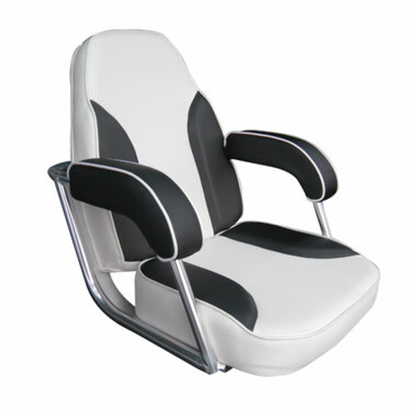 Helm Seats - Premium Offshore Seat Premium Offshore White Black