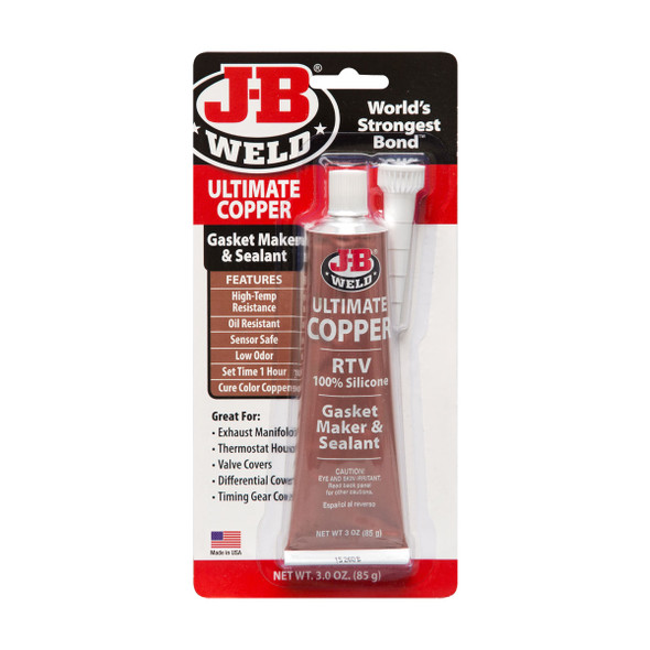 J-B Weld Ultimate Copper Silicone – Gasket Maker 85g