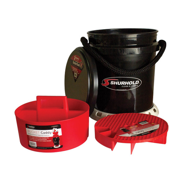 Shurhold Deluxe One Bucket System 5 Gallon Black (18.95L)