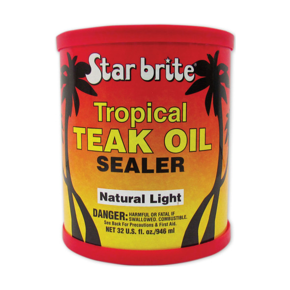 Star Brite Natural Light Tropical Teak Oil/Sealer