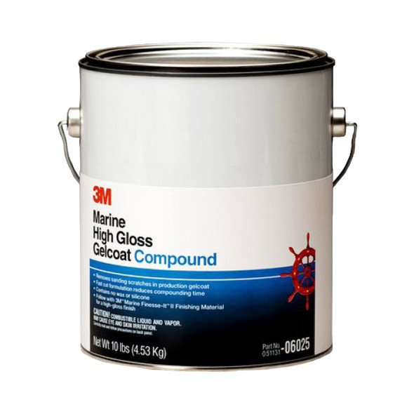 3M Marine High Gloss Gelcoat Compound