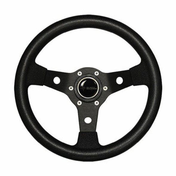 Luisi Steering Wheel - Falcon Three Spoke Aluminium Wheel Falcon Black 310mm Inc