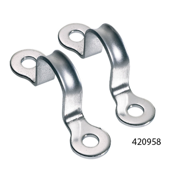 Lewmar Stainless Steel Eye Strap Pair Suit Small Cleat