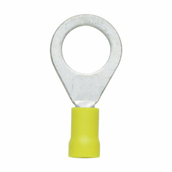 Pre-Insulated Ring Terminals Ring Terminal Yellow 10.5mm 10Pk Qkd42