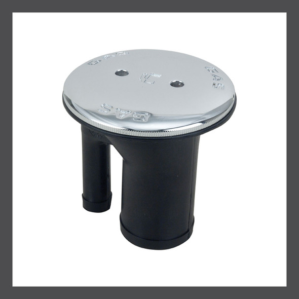 Perko Vented Deck Filler - Nylon Chrome