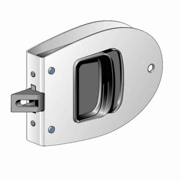 Omni Spring Bolt Catches - Stainless Steel Catch Door Omni Spring Bolt Flush Stainless Steel