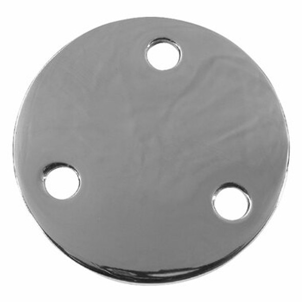 Round Bases - External Fastening Base Weld On Round Stainless Steel 3 Screws 60mm