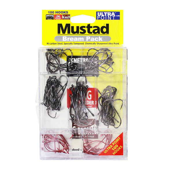 Mustad Bream Fish Pack 100 Hooks