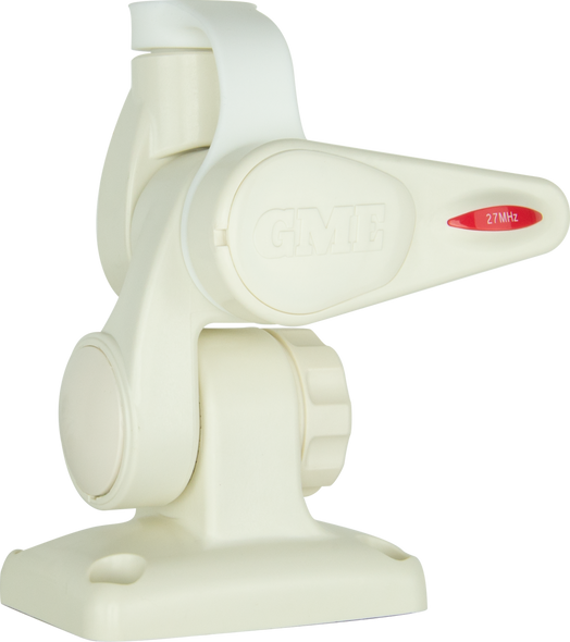 GME ABL012W Double Swivel Rectangular Antenna Base White
