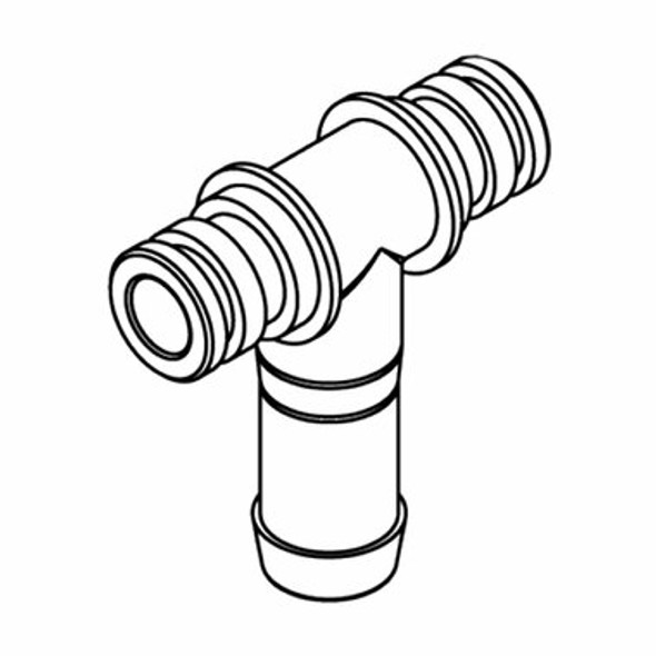 SPX Klicktite Port Connectors Fitting Tee Johnson 1 X 3/4 Barb