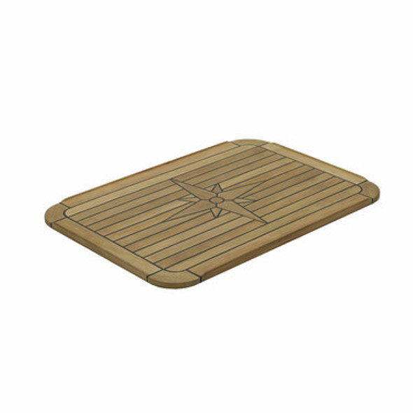 Nautic Star Square Teak Table Tops - Rounded Corners Table Teak Nautic Star Soft