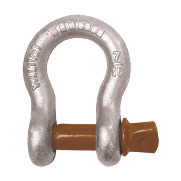 Titan Tested Bow Shackle - Galvanised Shackle Bow Galv Rated 6mm