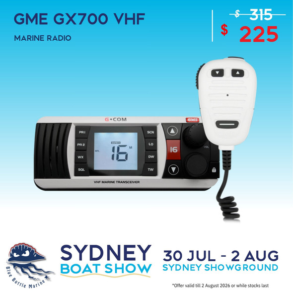 GME GX700W VHF Marine Radio- White