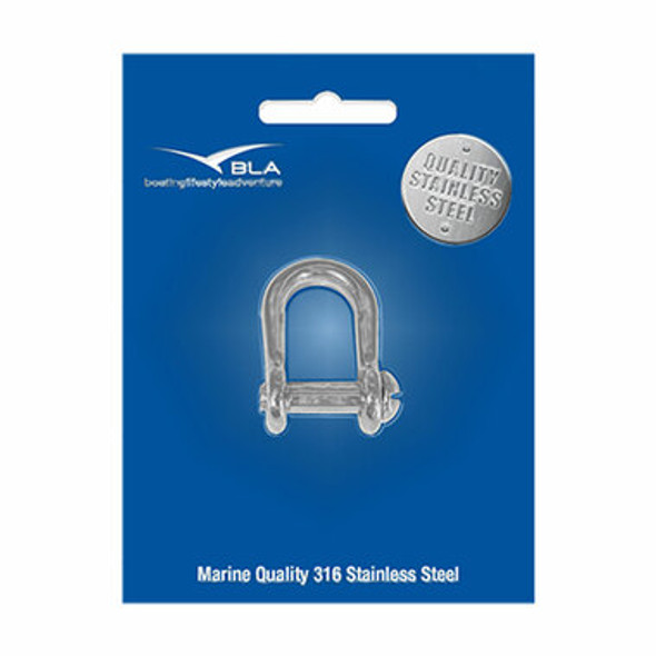 BLA Shackle Dee Slotted Pin G3N16 Stainless Steel 6mm - P (Discontinued)