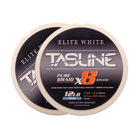 Tasline Elite White Braid 40lb 300m