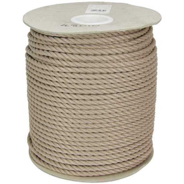 8mm x 200Mtr "Hemp Look a Like" Polypropylene Rope - 3 Strand (Reel)