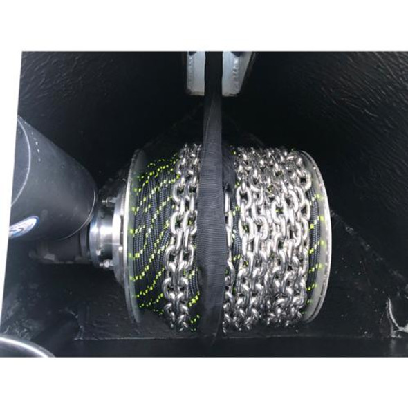 Anchor Rope Chain Deluxe - 6mm x 100m Braid + 8m x 6mm Stainless Steel SL Chain & Sock