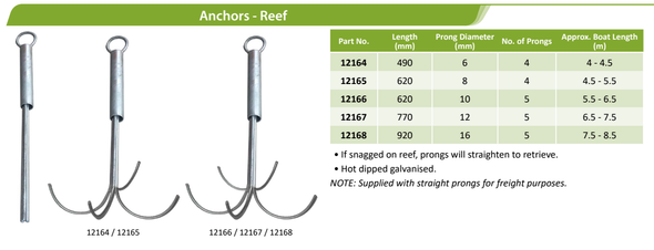 Anchor Reef 16mm 5 Prong