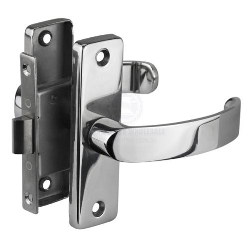 Door Latch - Mortise - Stainless Steel
