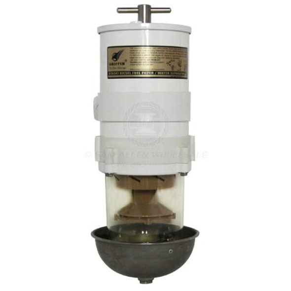 Griffin Diesel Filter Kit GTB341 Clear Bowl & Heat Deflector Shield