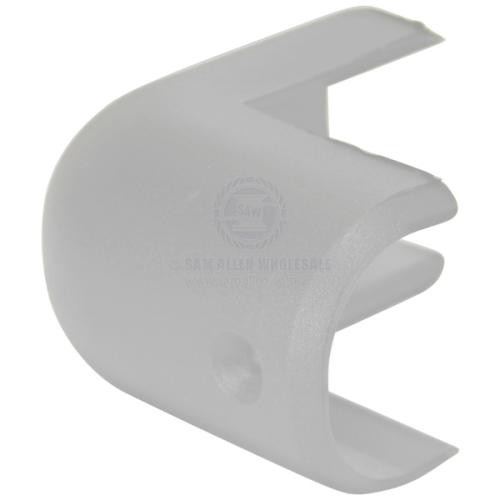Gunwale Corner Cap White Nylon