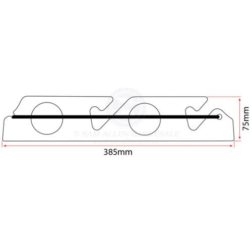 Relaxn Rod Racks - Wall / Overhead Mount