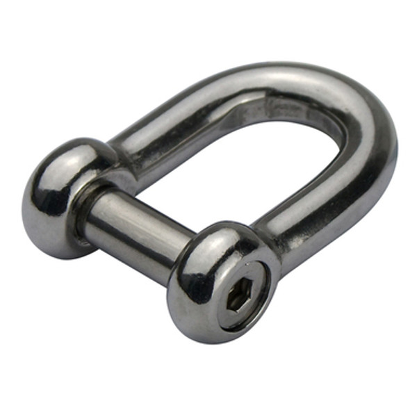Shackle with Hex Socket Pin 316G Stainless Steel 10mm