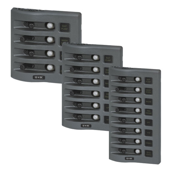Blue Sea Systems WeatherDeck Switch Panel