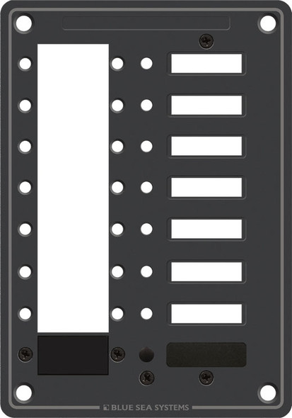 Blue Sea C-Series Toggle Circuit Breaker Mounting Panel - 8 Position