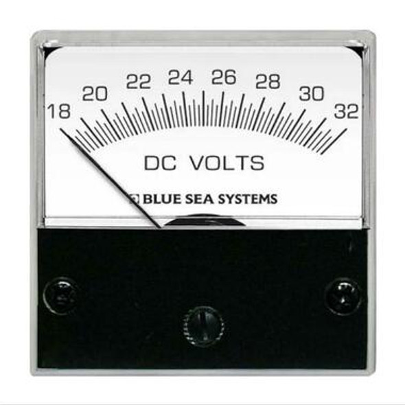 Blue Sea DC Analog Micro Voltmeter - 18-32V DC