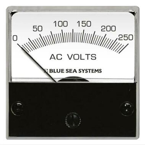 Blue Sea DC Analog Micro Voltmeter - 0-250V AC
