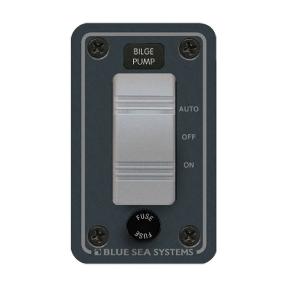 Blue Sea Contura Water Resistant 12V DC Panel - Bilge Pump Control