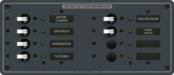 Blue Sea Circuit Breaker Panel