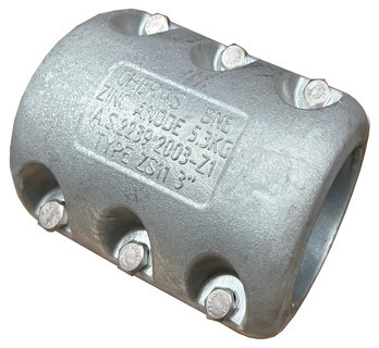 Zinc Anode Range - "Cheras" - Large Shaft Anodes